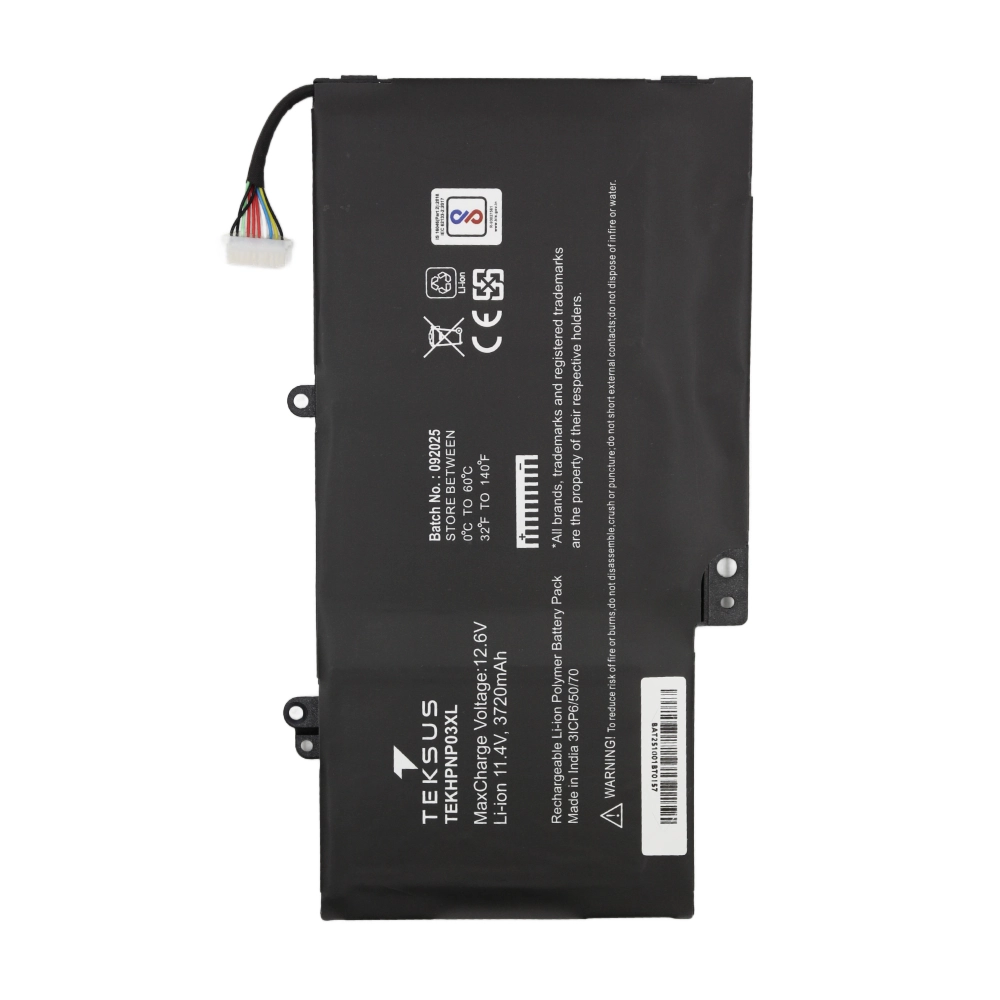 Teksus Laptop Battery Compatible For HP NP03XL view 3
